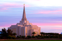 Gilbert Temple Sunrise from the West