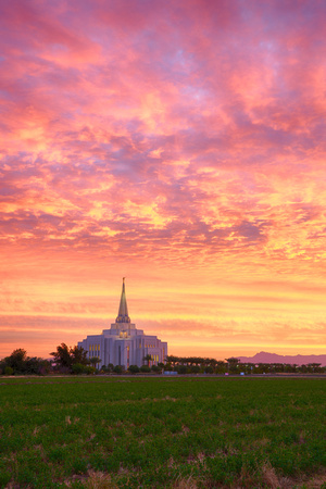 Gilbert Temple Sunrise